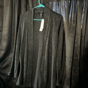 L/S Grey Cardigan